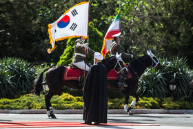 استقبال رسمی از رئیس جمهوری کره جنوبی 